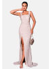 Moda Minx Abendkleid Freya Long Slit Dress in pink