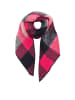 Faera Modischer Schal aus zartem Stoff mit stilvollem Muster in Pink