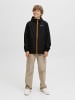 JACK & JONES Junior Wasserdichte Regen-Übergangsjacke JJEFLYNN in black