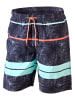 BECO the world of aquasports Badeshorts BEactive Night Jungle Schwimmshorts in schwarz-mehrfarbig