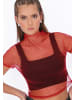 myMo ROCKS Women Blouse in red black