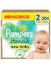 Pampers Pampers Harmonie Baby Windeln Größe 2, 204 Windeln, 4kg-8kg