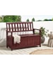 Beliani Gartenbank SOVANA in Braun - (W) 120 x (H) 91 x (L) 60 cm