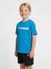 Hummel T-Shirt Hmllogo Kinder in DIVA BLUE