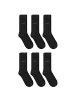 Gant Socken 6er Pack in Schwarz