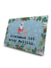 Mr. & Mrs. Panda Advents-Teekalender Otter Schwimmen mit Spruch in Eisblau