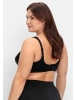 sheego Entlastungs-BH in schwarz