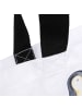 Mr. & Mrs. Panda Reisetasche Pinguin Angler mit Spruch in Weiß