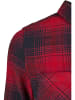 Urban Classics Urban Classics Damen Ladies Check Shirt Dress in darkblue/red