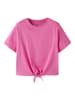 name it Baumwoll-T-Shirt mit Knotensaum Nkfvaya in strawberry moon