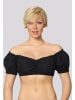 Stockerpoint Stockerpoint Dirndlbluse Georgette in schwarz