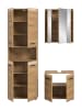 ebuy24 Badmöbelset Ice (3-teilig) Eiche 135 x 30 cm