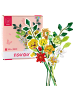 LEAN TOYS Bausteine Dekorativer Blumenstrauß aus bunten Blumen 827 Stk.