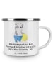 Mr. & Mrs. Panda Emaille Tasse Ergotherapeutin Superheldin mit S... in Weiß