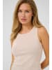 Kaffe Ärmellose Bluse KAelia Tight fit in Sand Melange