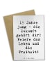 Mr. & Mrs. Panda Glückwunschkarte Spruch 19. Geburtstag mit Spruch in Weiß