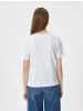 KOTON T-shirt in Weiß