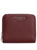 Guess Laurel II SLG Small Zip Around - Geldbörse 4cc 11 cm (ivory) in wine