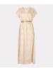 Esqualo Maxikleid mit Gürtel in Sand 44