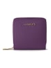 Lazarotti Bologna Leather Medium Zip-Around Geldbörse Leder 10 cm purple