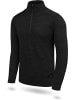 Normani Outdoor Sports Herren Merino Langarmshirt und Hose Canberra/Sydney in Schwarz