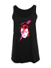 F4NT4STIC Damen Tanktop David Bowie Aladdin Sane Lightning Bolt in schwarz