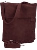Zwei Handtasche Mademoiselle M12 in Nubuk-Bordeaux