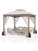 COSTWAY Pavillon 3 x 3 m in Beige