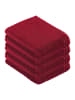 Vossen 4er Pack Duschtuch in rubin