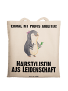 Mr. & Mrs. Panda Stofftasche Hairstylistin Leidenschaft mit Spruch in Creme