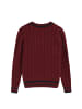 Polo Club Pullover in Granat