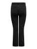 ONLY Carmakoma Flared fit jeans in Washed Black