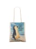 Mr. & Mrs. Panda Tasche Pinguin mHerzieren Design mit Spruch in Weiß