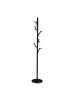 relaxdays Garderobenständer in Schwarz - (H)176 x Ø 30 cm