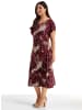 sheego Jersey-Kleid in schoko-apricot-bedruckt