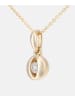 Diamant L'éternel Halskette mit Anhänger aus 375 Gelbgold mit Diamant
