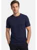 Casa moda T-Shirt Basic in Blau / schwarz