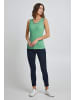 Fransa Jersey-Top ärmellos FRHIZAMOND Tight fit in Malachite Green
