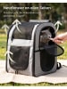 Knupis Katzen- & Hunderucksack 7kg - Oxford Netzdach Sicherheitsleine faltbar