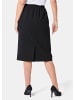 GOLDNER Kurzgröße:  Reiserock mit Rundumdehnbund in schwarz