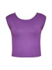 myMo at night Damen Crop-Top in Lila