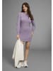 Laura Scott Strickkleid in lila-melange