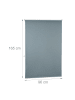 relaxdays 3 x Verdunkelungsrollo in Grau - (B)100 x (H)165cm
