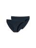UNCOVER BY SCHIESSER Slip 2er Pack in Dunkelblau