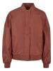 Urban Classics Urban Classics Damen Ladies Recycled Oversized Light Bomber Jacket in terracotta