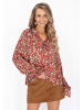 IZIA Blouse in red multicolor