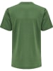 Hummel Hummel T-Shirt Hmlongrid Multisport Unisex Kinder Feuchtigkeitsabsorbierenden Leichte Design in MYRTLE/DARK CITRON
