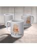 Mr. & Mrs. Panda Camping Tasse Bär Kaffee mit Spruch in Grau Pastell