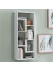 KADIMA DESIGN Wandregal 36x90x13,5 cm Holz Design Hängeregal modern, Wandboard in Weiß