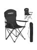relaxdays 2 x Camping Stuhl in Schwarz